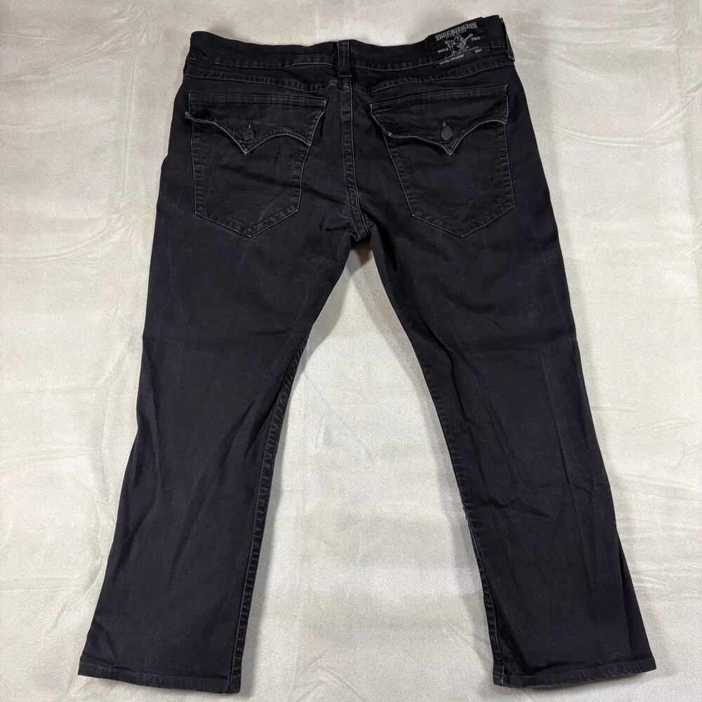 True Religion Straight Leg Black Jeans Size 42 Men Preowned